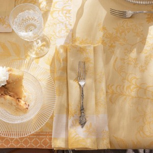 Serviettes de table Jardin d'Eden Pollen, Le Jacquard Français  2