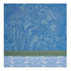 Serviettes de table pur lin Escapade tropicale Perroquet, Le Jacquard Français (par 4)