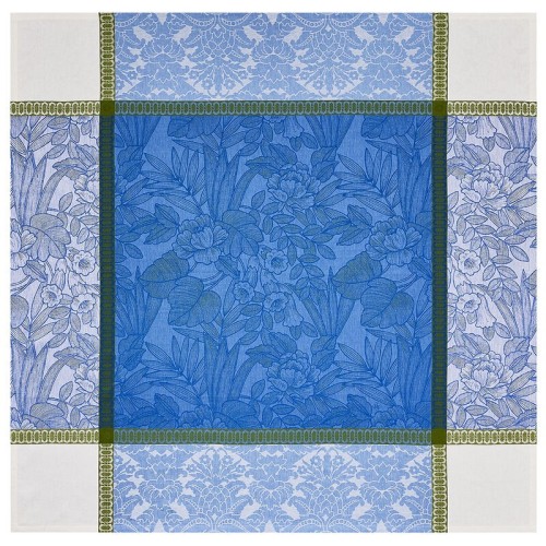 Nappes de table pur lin Escapade tropicale Perroquet, Le Jacquard Français 