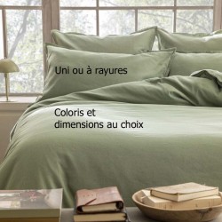 Le Jacquard Français - Parure de lit coton/lin Nuances