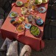 Nappe de table pur lin antitache Florence Rooibos, Alexandre Turpault