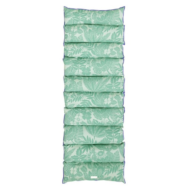 Matelas bain de soleil outdoor Barbade Caraïbes60x190cm, Le Jacquard Français