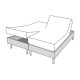 Protège matelas B30 coton molleton 230g/m² pour Lit articulé, Garnier-Thiébaut