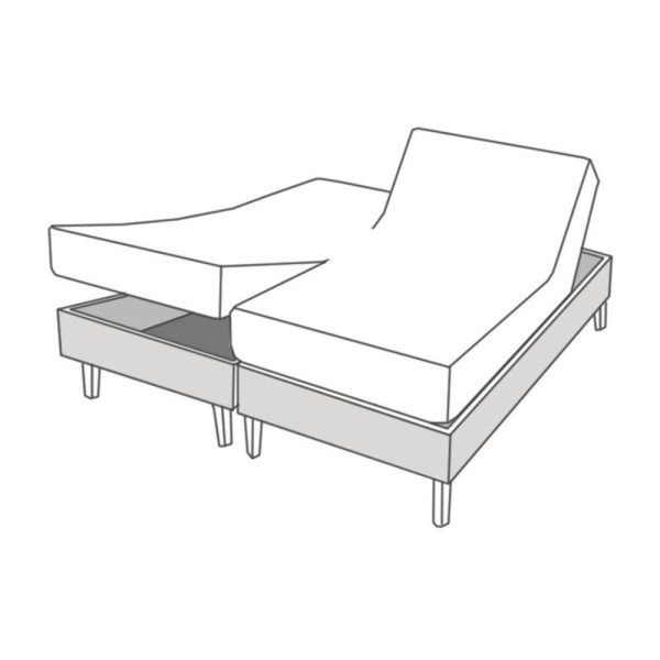 Protège matelas B30 coton molleton 230g/m² pour Lit articulé, Garnier-Thiébaut