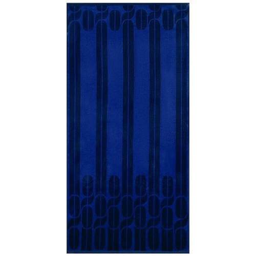 Serviette de plage éponge velours Marine Nautic, Le Jacquard Français
