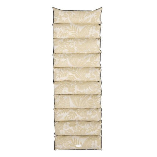 Matelas de sol exterieur Barbade Sable, Le Jacquard Français