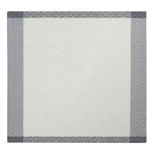 Serviettes de table pur lin Evasion Céleste Carrare, Le Jacquard Français 