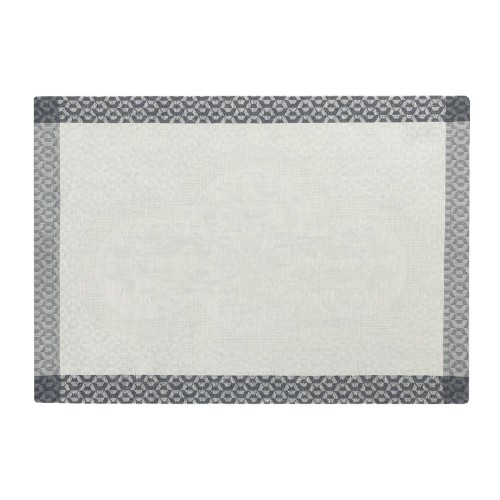 Set de table antitache pur lin  Evasion Carrare, Le Jacquard Français