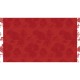 Nappe sur mesure Souveraine Carmin pur lin laize 180cm, Le Jacquard Français