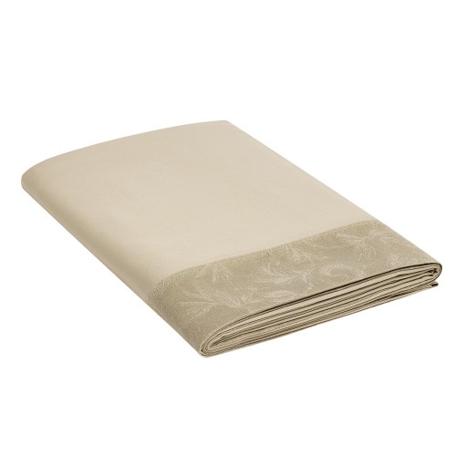 Le Jacquard Français - Drap plat Arabesque Sépia
