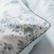 Taies imprimées satin de coton 118 fils/cm² Manuka Ciel