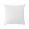 Housses de coussin jacquard coton uni Bastide Neige, Garnier-Thiébaut 