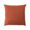 Housses de coussin jacquard coton uni Bastide Sienne, Garnier-Thiébaut 