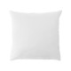 Coussins jacquard coton uni Bastide Neige, Garnier-Thiébaut 