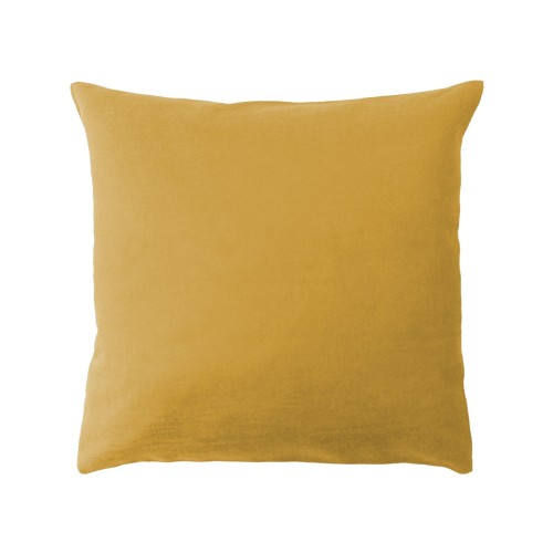 Coussins jacquard coton Bastide Curry , Garnier-Thiébaut