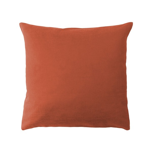 Coussins déco jacquard coton Bastide Sienne, Garnier-Thiébaut
