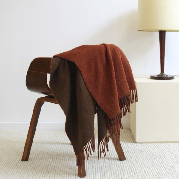 Plaids laine/autres fibres Duetto 130x170cm, Garnier-Thiébaut