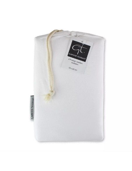 Protège oreillers coton molleton 160g/m², Garnier-Thiébaut