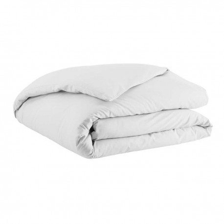 Housse de couette unie Tout Doux Blanc, Essix