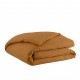 Housse de couette unie Tout Doux Ambre, Essix