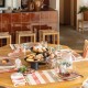 Sets de table enduits Bal des papillons Pêche, Le Jacquard Français 