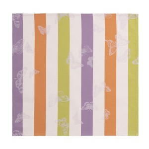 Serviettes de table Bal des papillons Lilas, Le Jacquard Français  2
