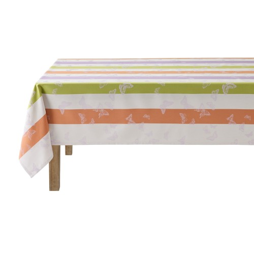 Nappe coton Bal des papillons Lilas, Le Jacquard Français