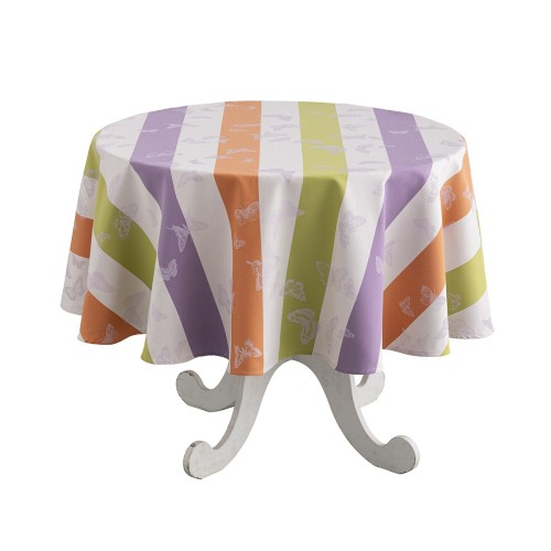 Nappe coton Bal des papillons Lilas, Le Jacquard Français