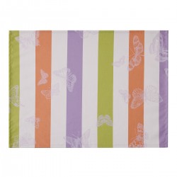 Set de table enduit Bal des papillons Lilas, Le Jacquard Français 