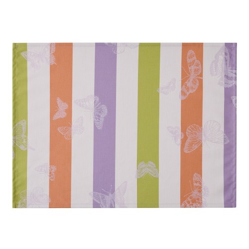 Set de table enduit Bal des papillons Lilas, Le Jacquard Français 