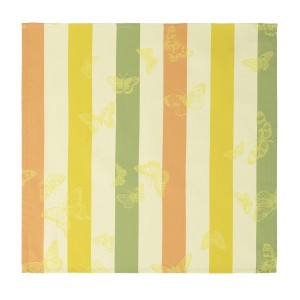 Serviettes de table Bal des papillons Citrus, Le Jacquard Français  2