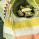 Serviettes de table Bal des papillons Citrus, Le Jacquard Français 