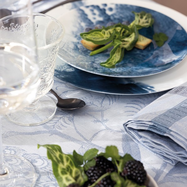 Nappe pur lin A L'orangerie Chardon, Le Jacquard Français
