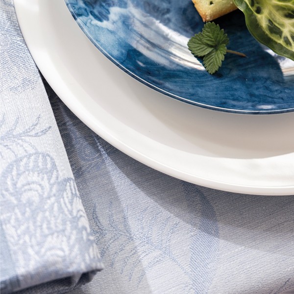 Serviettes de table pur lin A L'orangerie Chardon, Le Jacquard Français