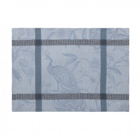 Set de table antitache pur lin A L'orangerie Chardon, Le Jacquard Français 