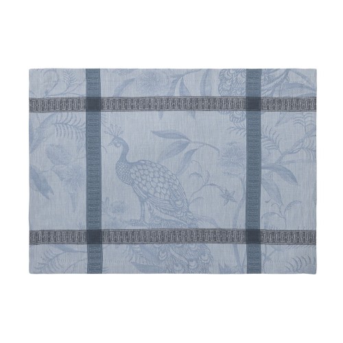 Set de table antitache pur lin A L'orangerie Chardon, Le Jacquard Français 