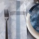 Serviettes de table pur lin A L'orangerie Chardon, Le Jacquard Français 
