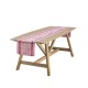 Chemin de table pur lin A L'orangerie Magnolia, Le Jacquard Français