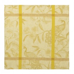 Serviettes de table pur lin A L'orangerie Mimosa, Le Jacquard Français 