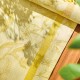 Chemin de table pur lin A L'orangerie Mimosa, Le Jacquard Français