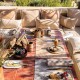 Sets de table enduits Champêtre, Le Jacquard Français 