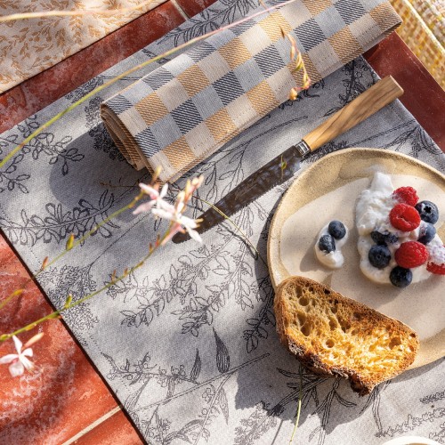 Set de table enduit Champêtre Herbier, Le Jacquard Français