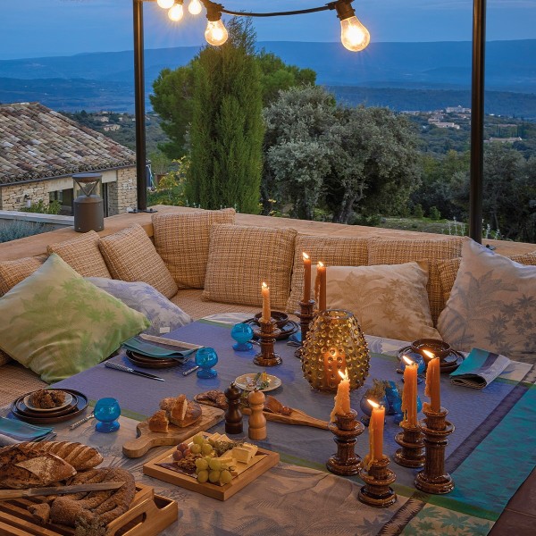 Nappe coton Sinharâja Océan, Le Jacquard Français