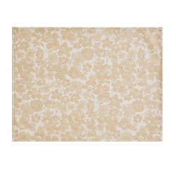 Set de table enduit A la carte Mille-fleurs Sable, Le Jacquard Français 