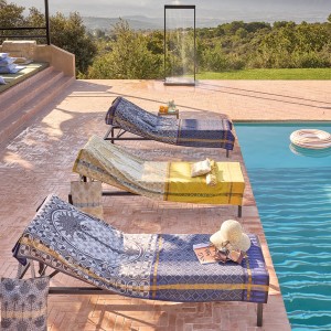 Draps de plage Palmeraie Désert 100x200cm, Le Jacquard Français 2