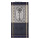 Drap de plage nid d'abeilles Palmeraie Oasis 100x200cm, Le Jacquard Français