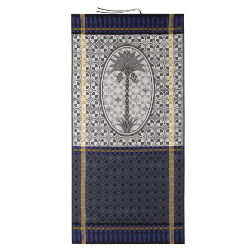Drap de plage nid d'abeilles Palmeraie Oasis 100x200cm, Le Jacquard Français