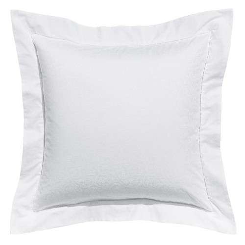 Taie d'oreiller carrée 65x65  coton peigné  118 fils/cm² Portofino Bianco