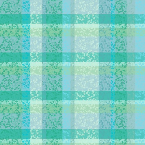 Nappes Mille Feuillages Turquoise, Garnier-Thiébaut