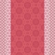 Nappe enduite sur mesure Mille Rosaces Framboise laize 180cm, Garnier-Thiébaut